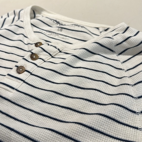 AEROPOSTALE - 1/4 henley waffle thermal long sleeve - Picture 4 of 4